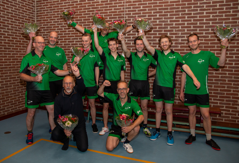 4 teams gepromoveerd bij Serve’71!